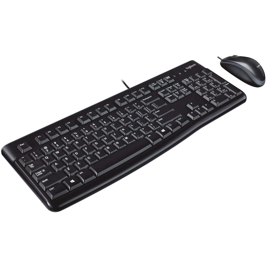 KEYBOARD MOUSE BUNDLE LOGITECH MK120 USB RESMI ORIGINAL