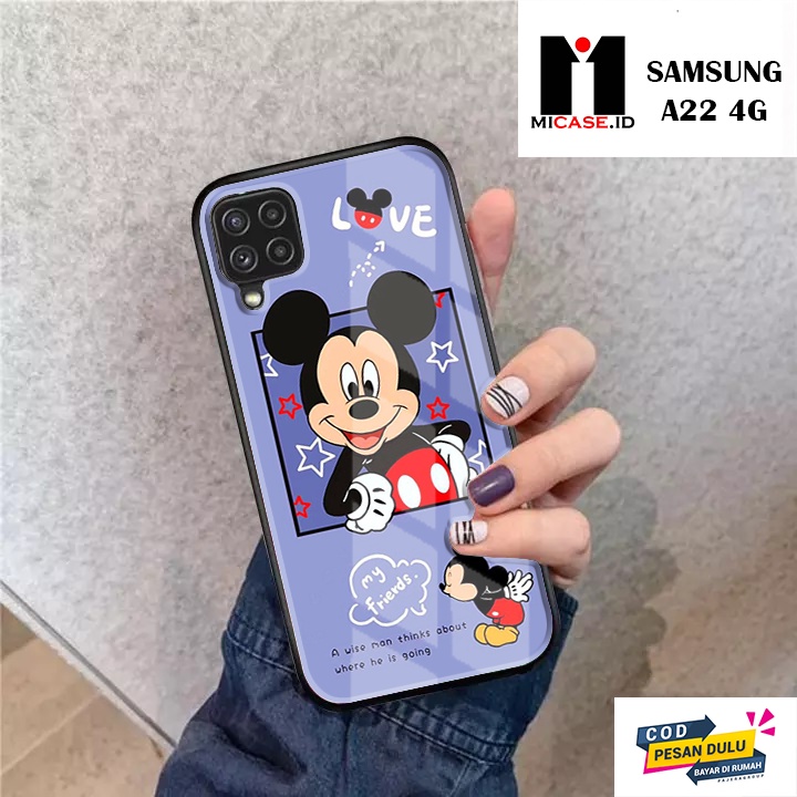 Case SAMSUNG A22 4G - Casing SAMSUNG A22 4G Fashion Case Terbaru 2022 MI.CASE [ KARTUN ] Soft Case G