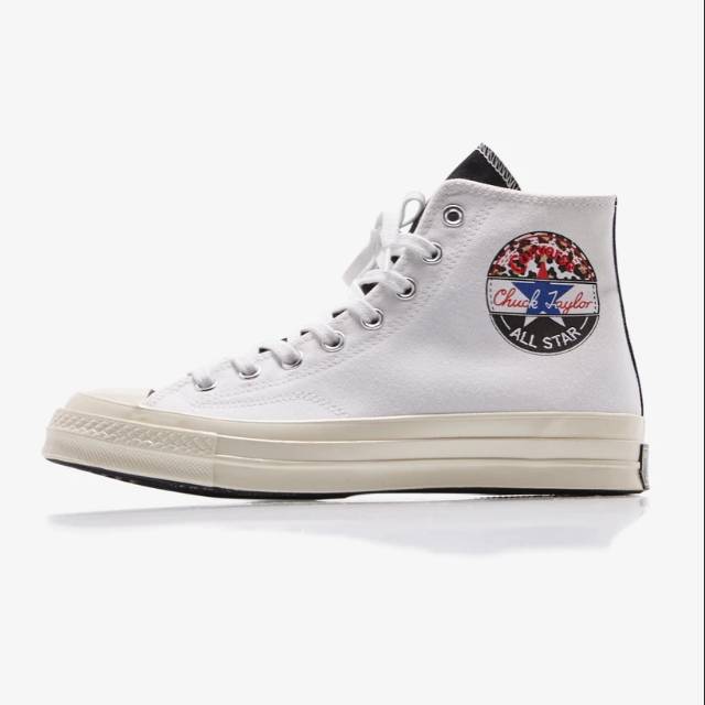 CONVERSE 70s Hi LOGO PLAY - WHITE UNIVERSITY RED