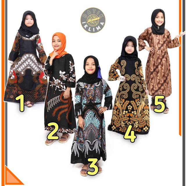  Baju  Gamis  batik  anak Perempuan Terlaris Shopee  Indonesia