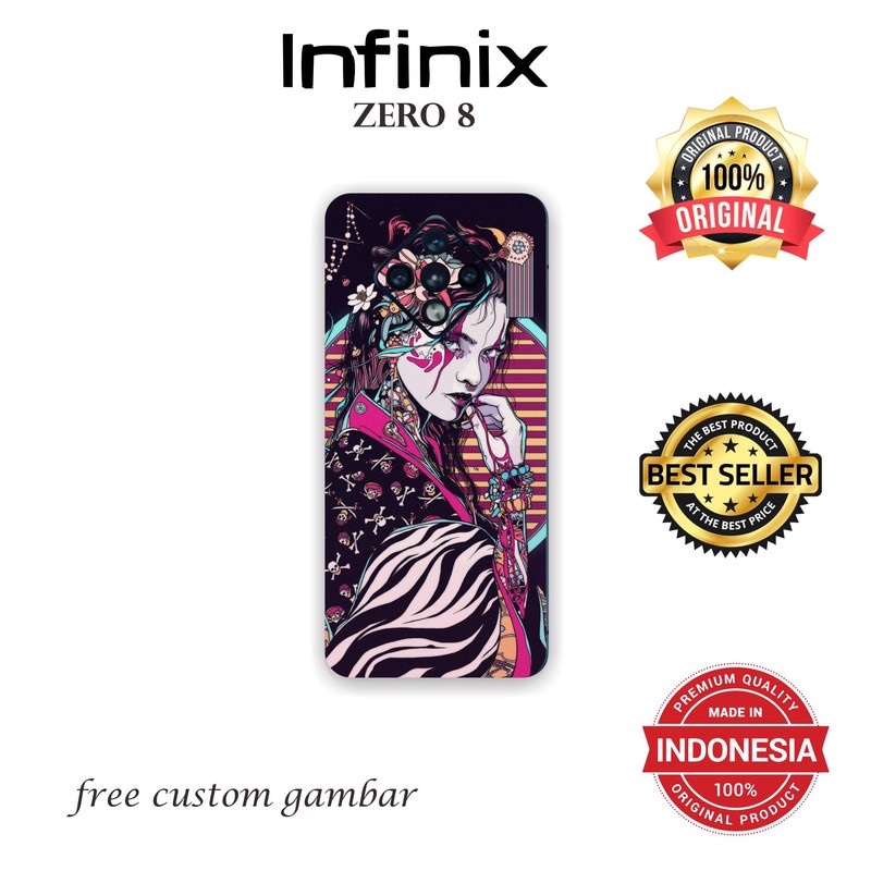 GARSKIN/STICKER HANDPHONE INFINIX ZERO 8 CUSTOM