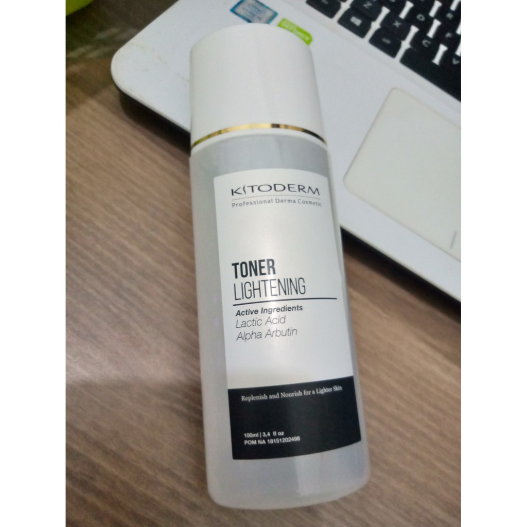 KITODERM TONER LIGHTENING  | TONER PENCERAH WAJAH BPOM