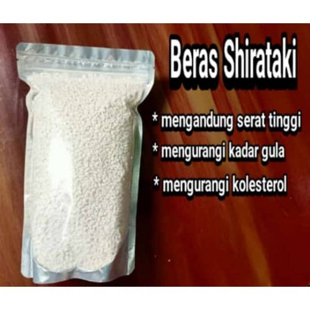 

beras shirataki konnyaku rice beras rendah kalori beras kesehatan