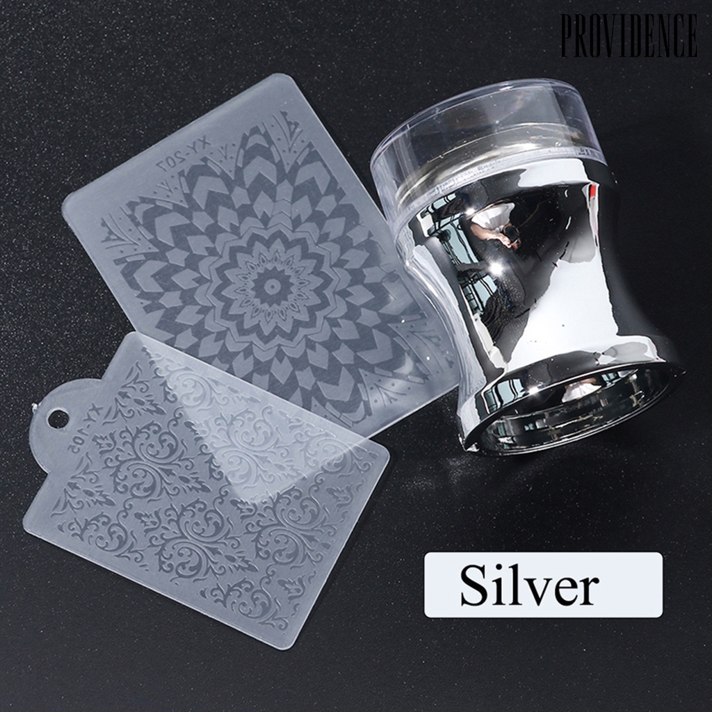 Providence 1 Set Nail Art Stamper Professional Different Patterns High Quality ABS New Style Nail Stamping Plates for Home