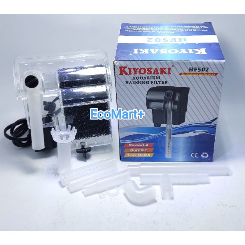 Filter Kiyosaki 502 Filter Gantung HF 502 - Hang On Filter Aquascape + Skimmer