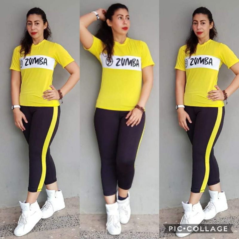 setelan senam zumba