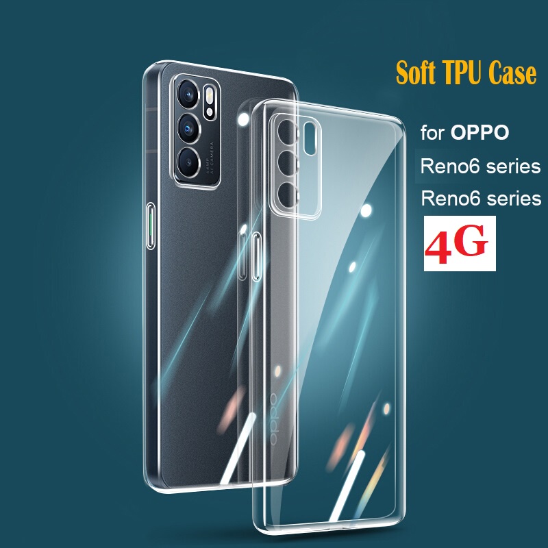 Oppo Reno6 4G Reno 6 4G Case Softcase CLEAR HD CAMERA PROTECTION Case Casing Hp Oppo Reno6
