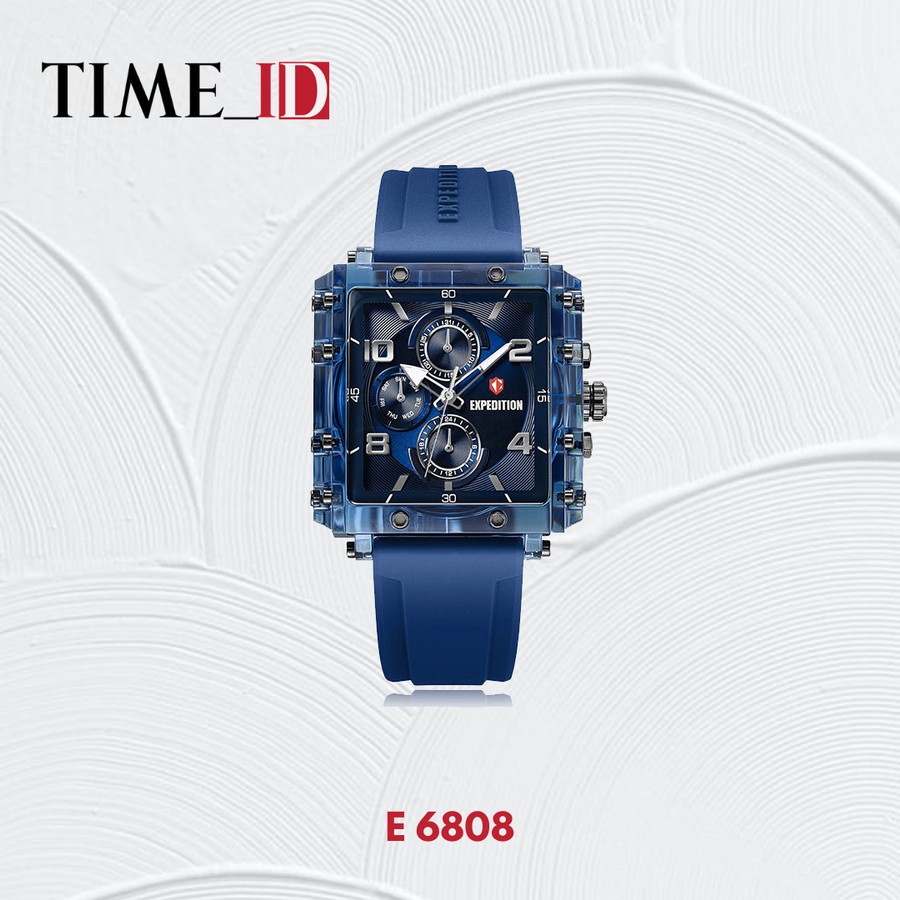 Jam Tangan Expedition E 6808 Blue Black Wanita