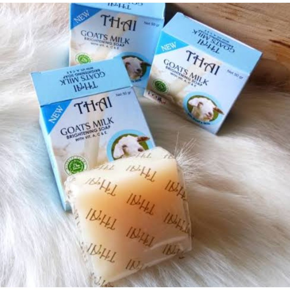 THAI GOAT'S MILK SOAP/SABUN SUSU KAMBING 50 GR ~ OROGINAL