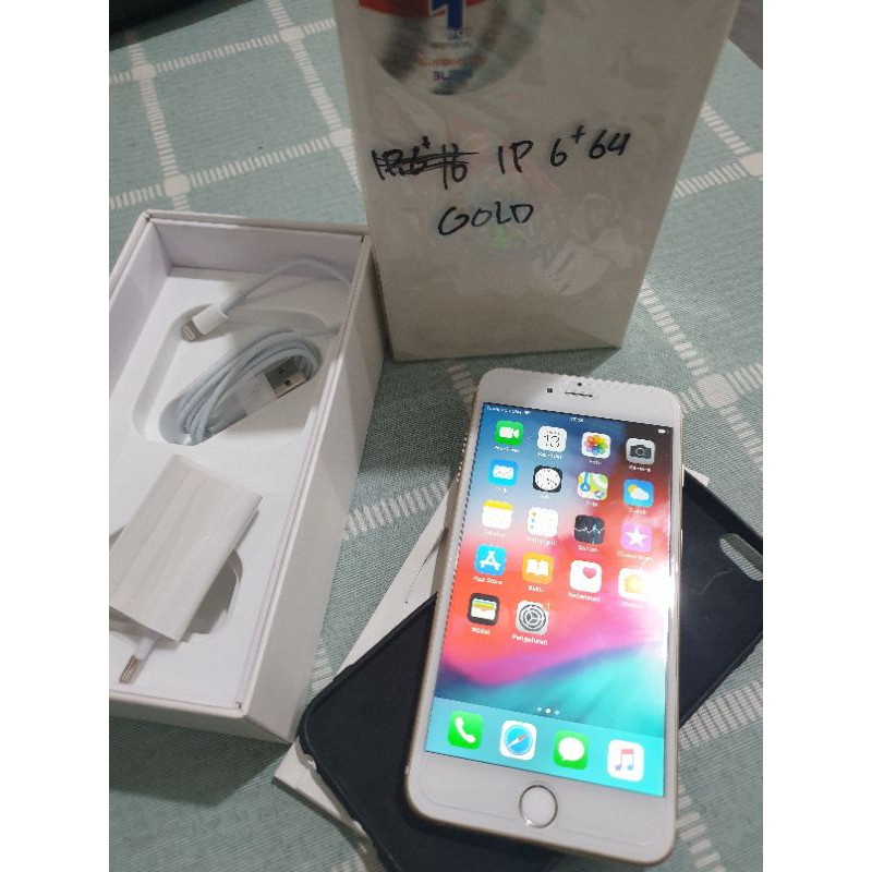 seken iphone 6 plus 64gb gold