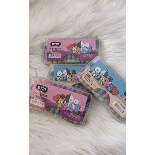 

Alat mewarnai crayon BT21