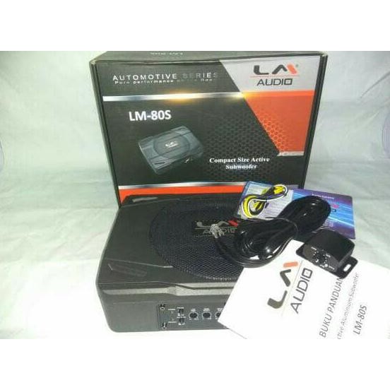 Subwoofer Kolong merk LM seri LM-80S sub kolong bastube kolong jok LM