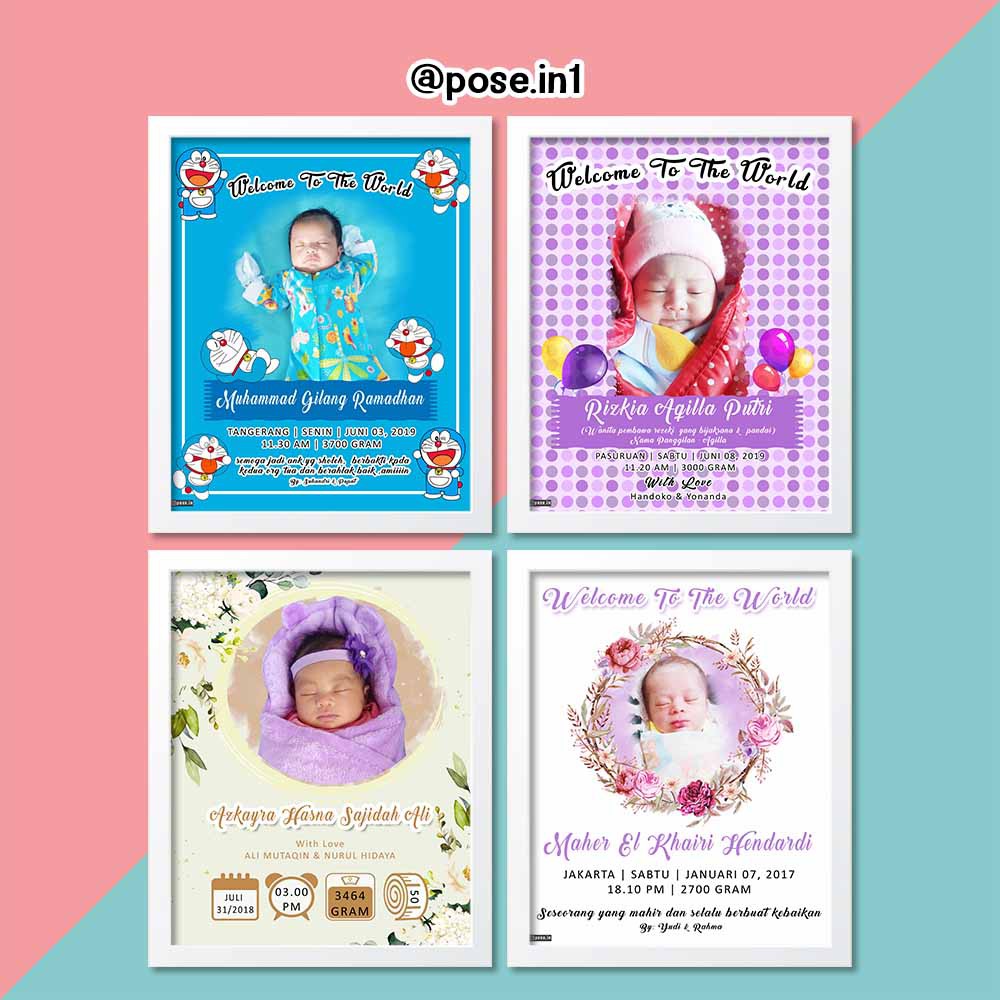 Caufeestore Edit Foto Biodata Bayi Softcopy