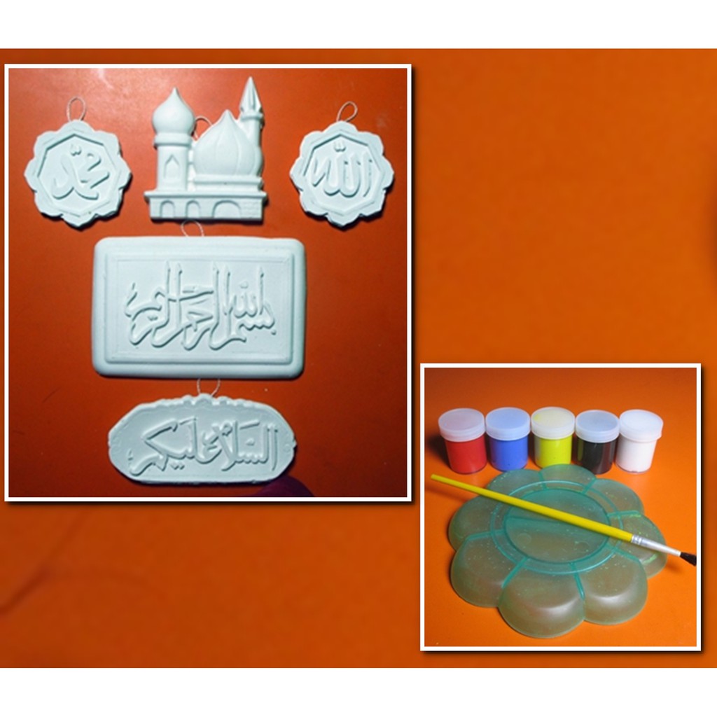 

Gypsum lukis anak Paket Lukis Kaligrafi