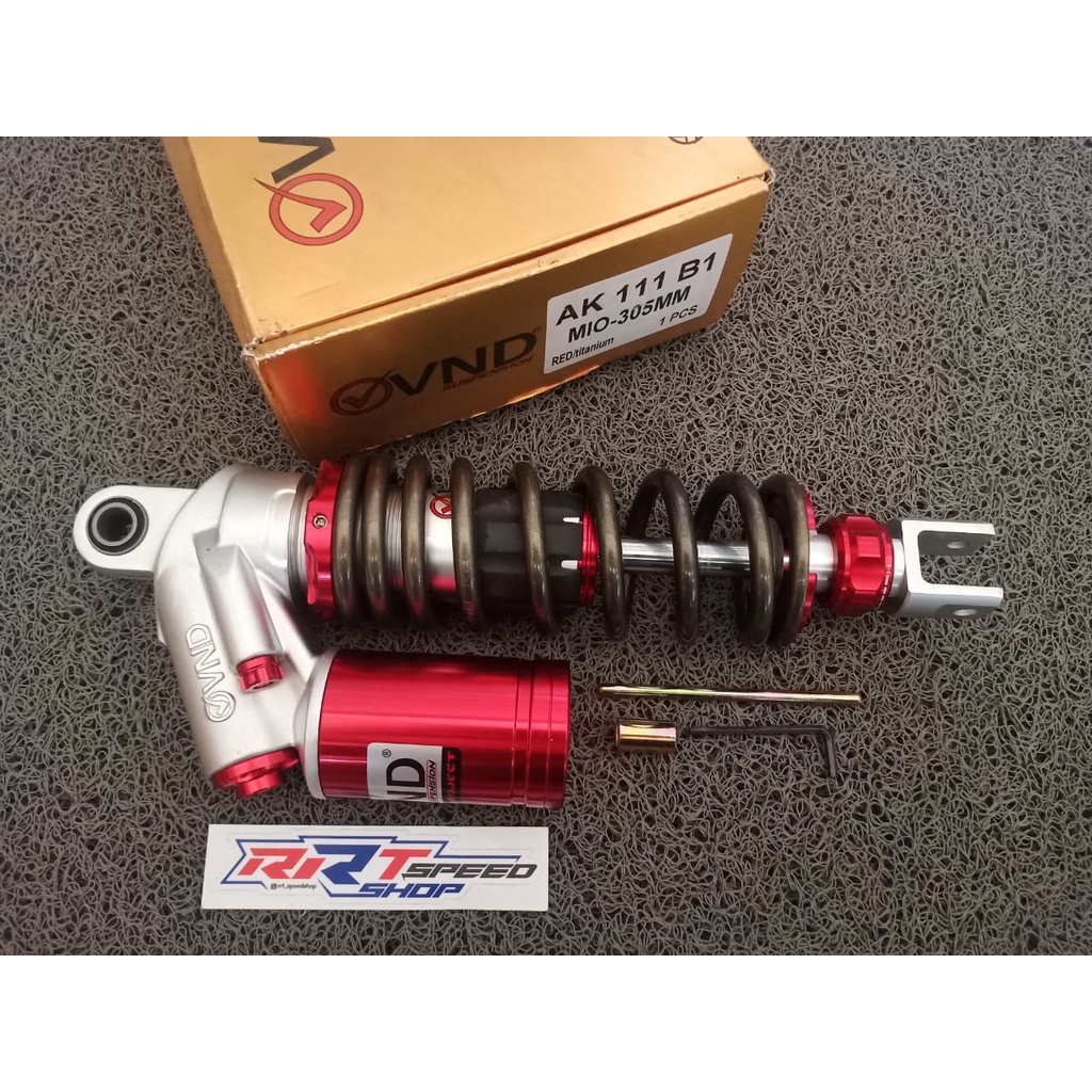 SHOCK MIO 305MM VND AK111 B1 GOLD &amp; RED TABUNG