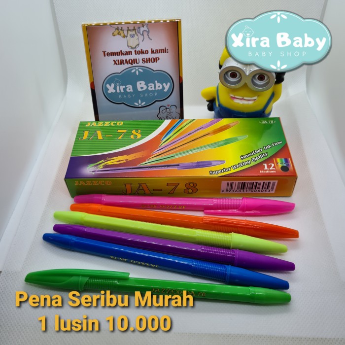 

Pena Pulpen Ballpen Murah Seribu Tinta Hitam