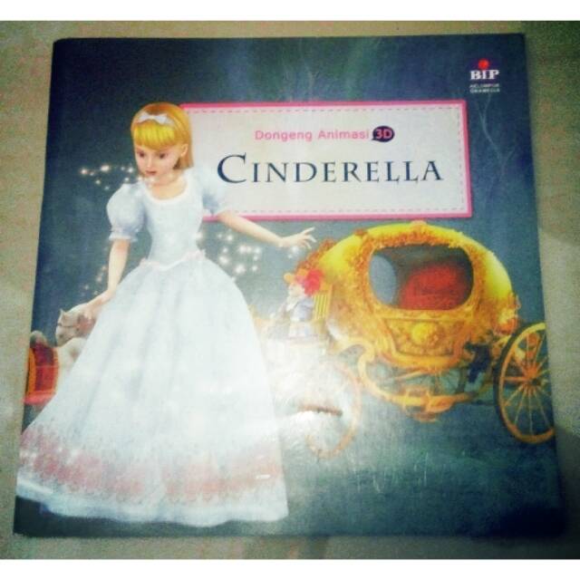 Buku Dongeng Animasi CINDERELLA* (Preloved)