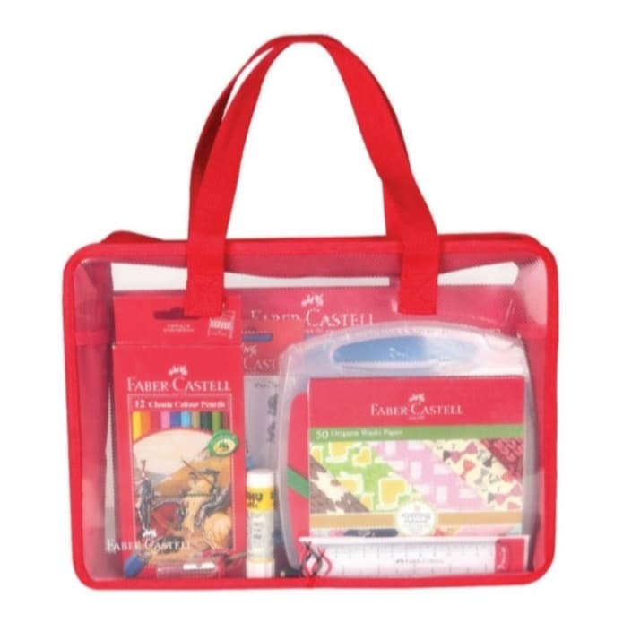 

tulis-alat-paket- faber-castell paket tab b big zipper bag -paket-alat-tulis.