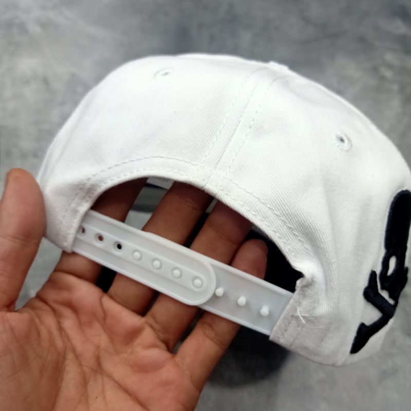 Topi P Plein White Logo Black Topi Baseball Super Premium Quality