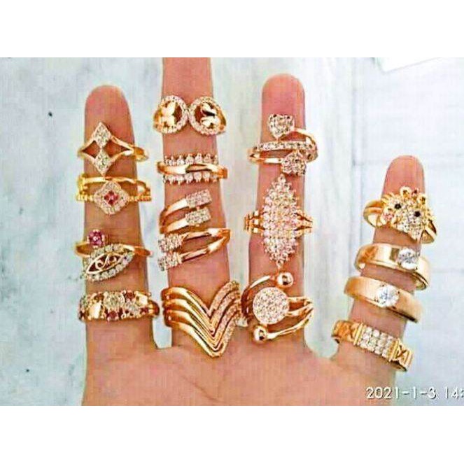 OBRAL CINCIN MUTIARA BERLAPIS EMAS 24K