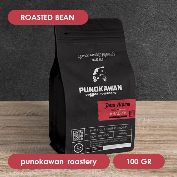 

KOPI ARABIKA ARJUNO | WINE PROSES | ROASTED BEAN| 100 GR