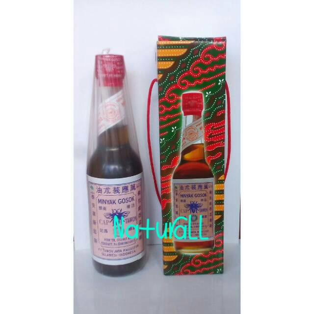Minyak Gosok Cap Tawon ASLI Tutup Merah 330 ml