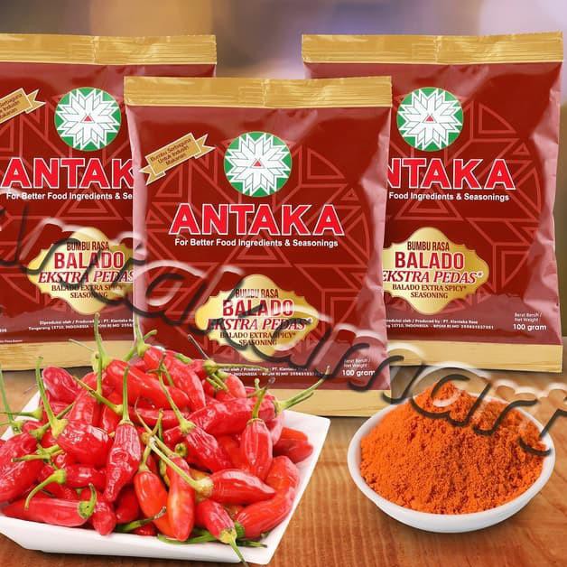 

Jangan Ragu Order BUMBU TABUR / BUMBU SERBAGUNA ANTAKA PREMIUM 100g : Rasa BALADO EXTRA PEDAS ''