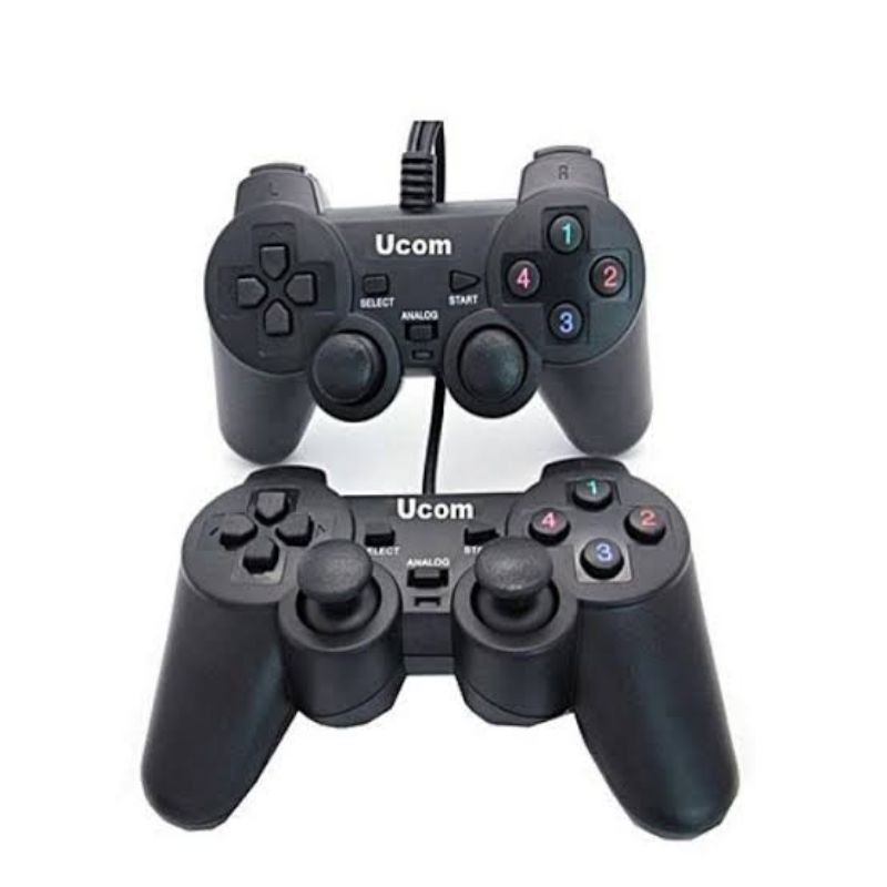 Gamepad Double Hitam / Joystick Double Pc / Gamepad Ucom Double / Gamepad Ucom