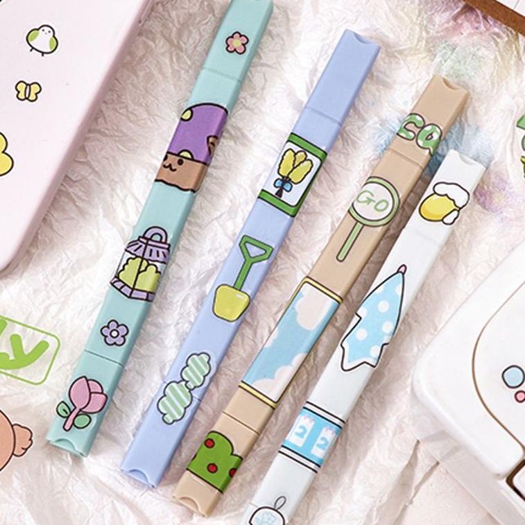 

㊘ 4 lembar stiker deco kartun lucu ⇤