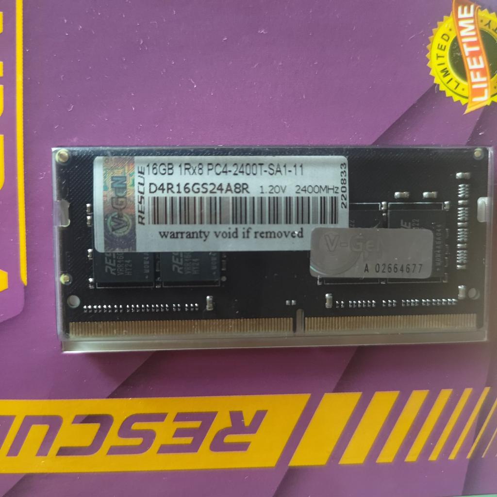 Sodimm V-gen Vgen Rescue 16GB DDR4 2400 resmi