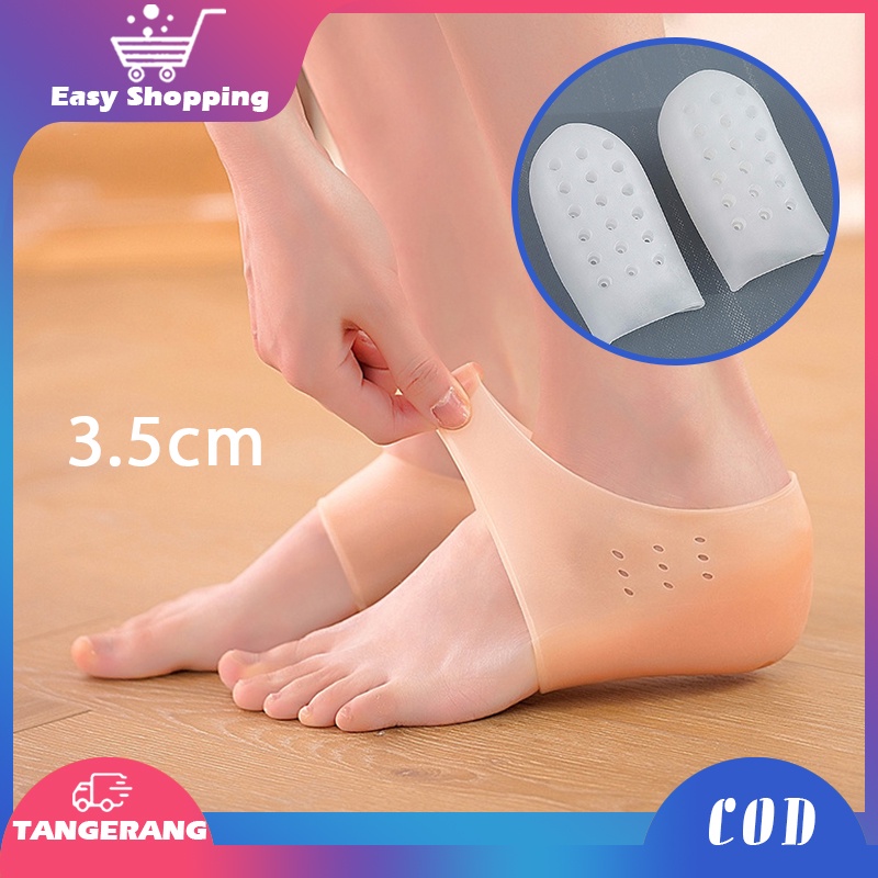 3.5cm Insole Peninggi Badan Silikon/Heel Sol Sepatu Peninggi Badan/Insole Sepatu Peninggi Postur Badan