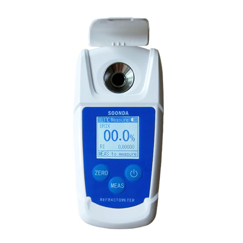 Alat Ukur Konsentrasi Gula Digital Portabel Refractometer Sugar Brix Meter Digital 0-55%