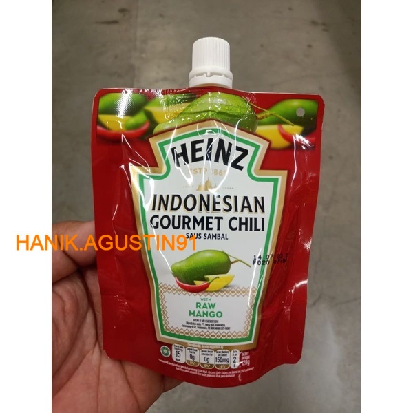 

HEINZ Sambal Indonesia 125 g / Sambal Mangga / Saos Mangga 125gr