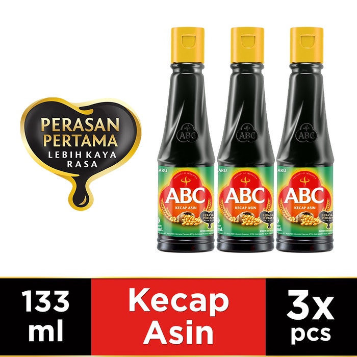 

vd2011c Abc Kecap Asin 133 Ml - Multipack 3 Pcs Fsfs201