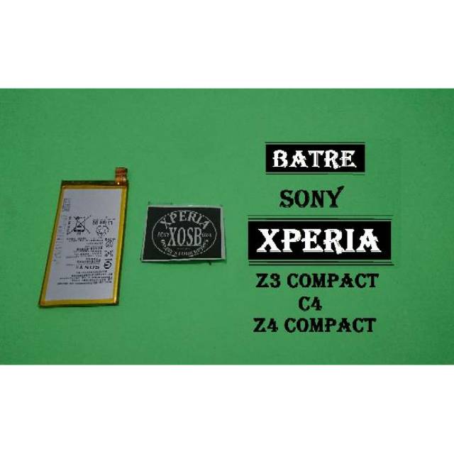 Batre Baterai Sony Xperia Z3 Compact / Z4 Compact / Z3c Z4c / C4 Docomo Global D5803, D5833, SO-02G