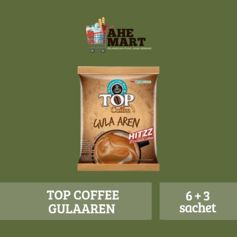 

Kopi Top Coffee Gula Aren/9 (6 + 3 sachet)