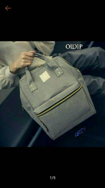 Backpack anelo polos / tas ransel sekolah / tas ransel pria dan wanita