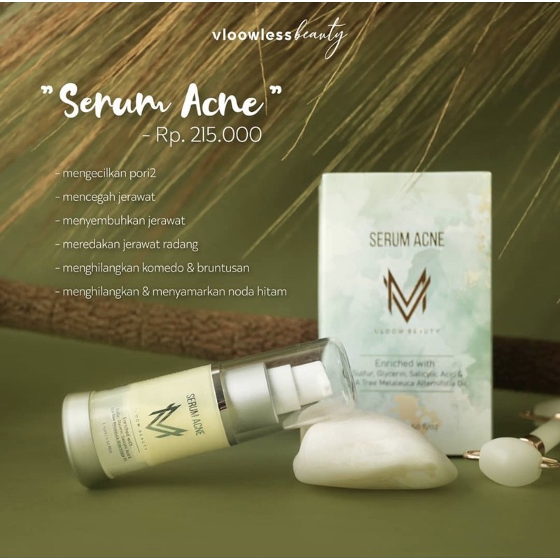 [RESELLER RESMI] Ready Stock Acne Serum by Vloowless Beauty