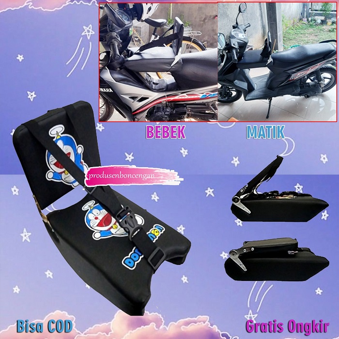 Promo Jok bonceng boncengan motor matik bebek jok portable multifungsi