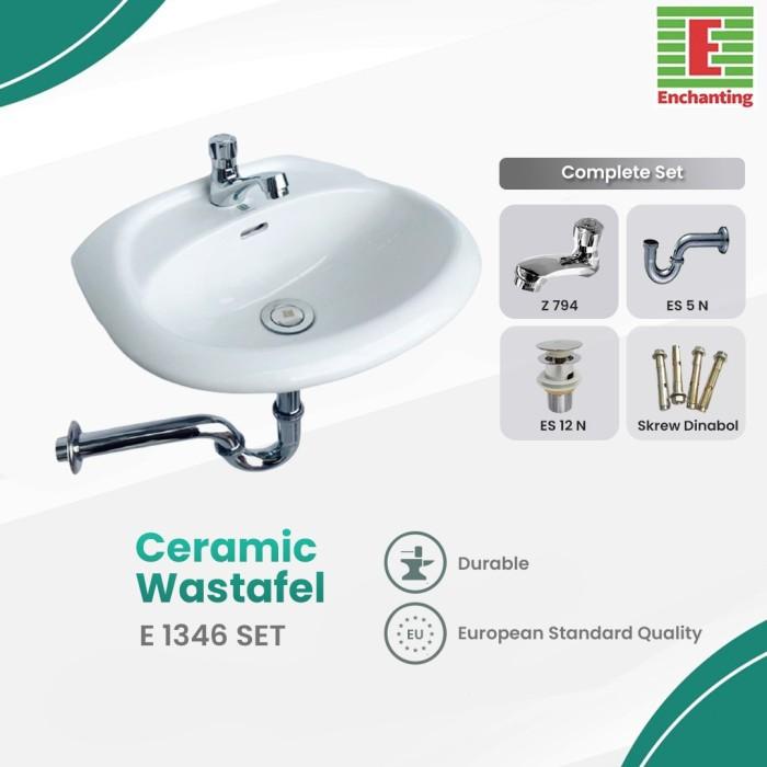 Washtafel Wastafel Cuci Tangan Enchanting E1346Set