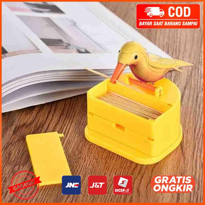 Kotak Dispenser Tusuk Gigi Model Burung