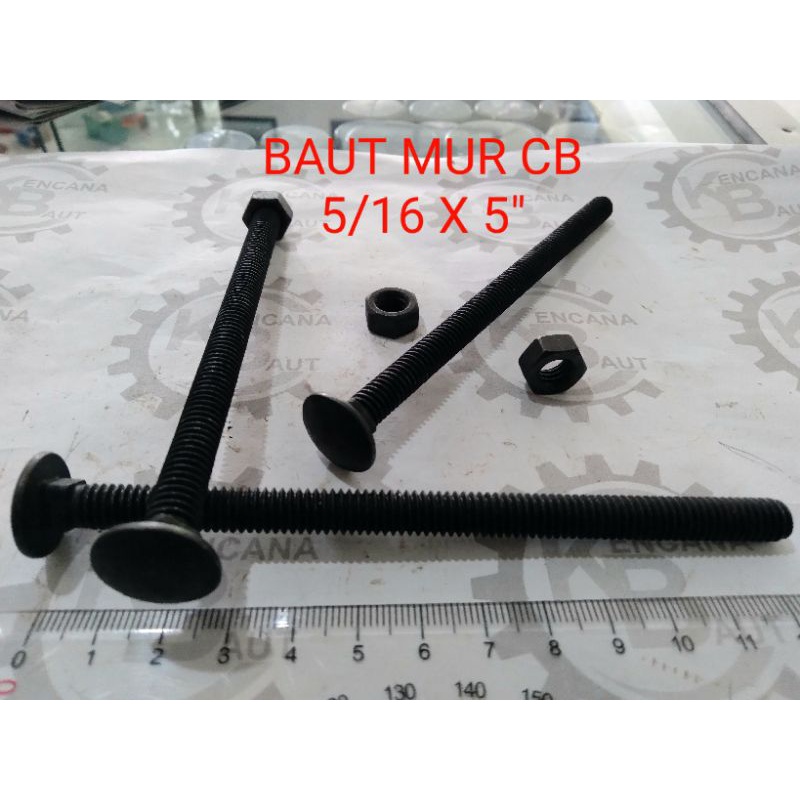 BAUT CB 5/16 X 5" / BAUT PAYUNG / BAUT PAGAR / BUMPER/ BAK