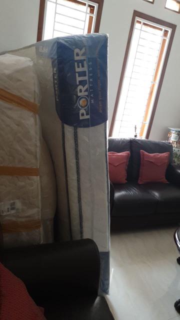 Kasur Porter Santa Fe, Plush Top Bonnel Spring 180x200 Mattress Only
