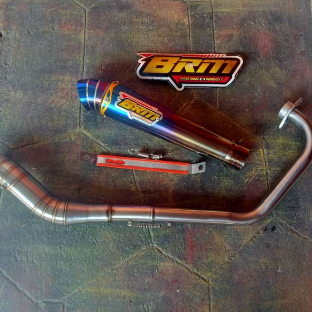 Knalpot racing satria Fu merk brm