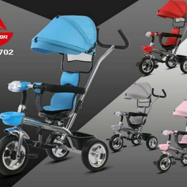  Sepeda  anak  roda tiga BMX  Aviator  AT 7702 baby stroller 