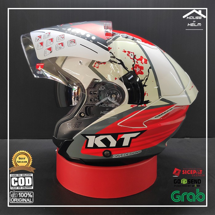 HELM HALF FACE HALFFACE HALFACE KYT NFJ NF-J NF J XAVI SAKURA PINK