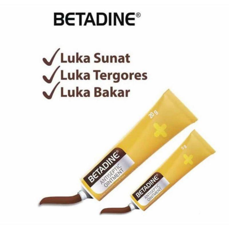 Betadine Antiseptik Oinment 5gr 10gr 20gr