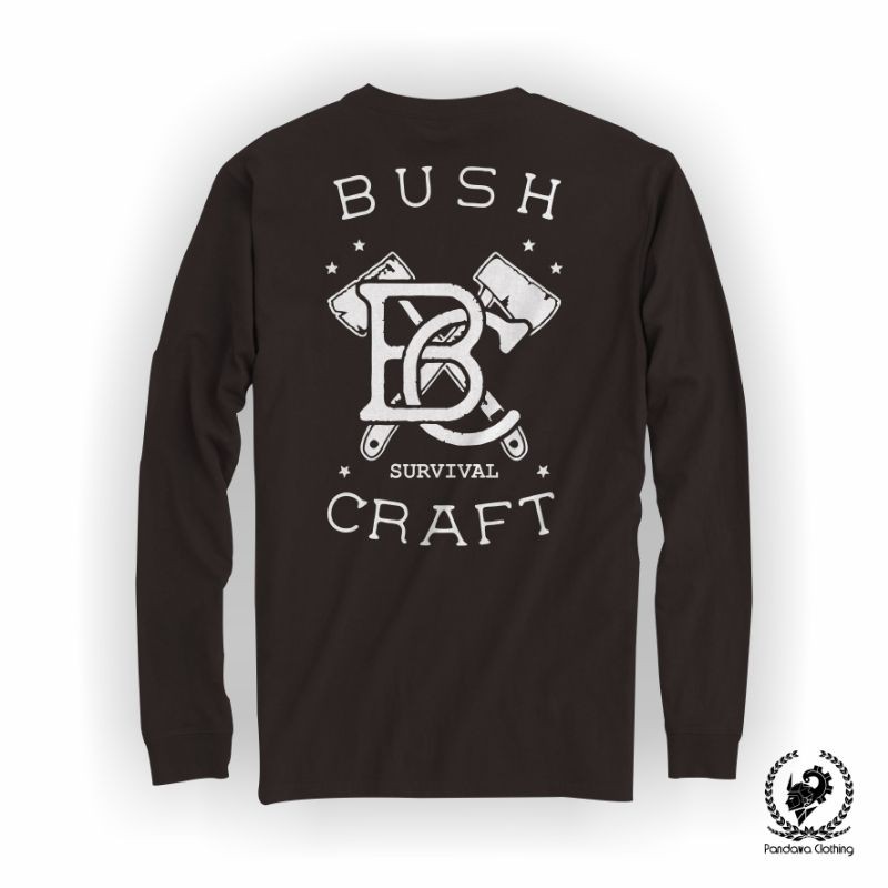 Kaos Pendaki Bushcraft Tangan Panjang