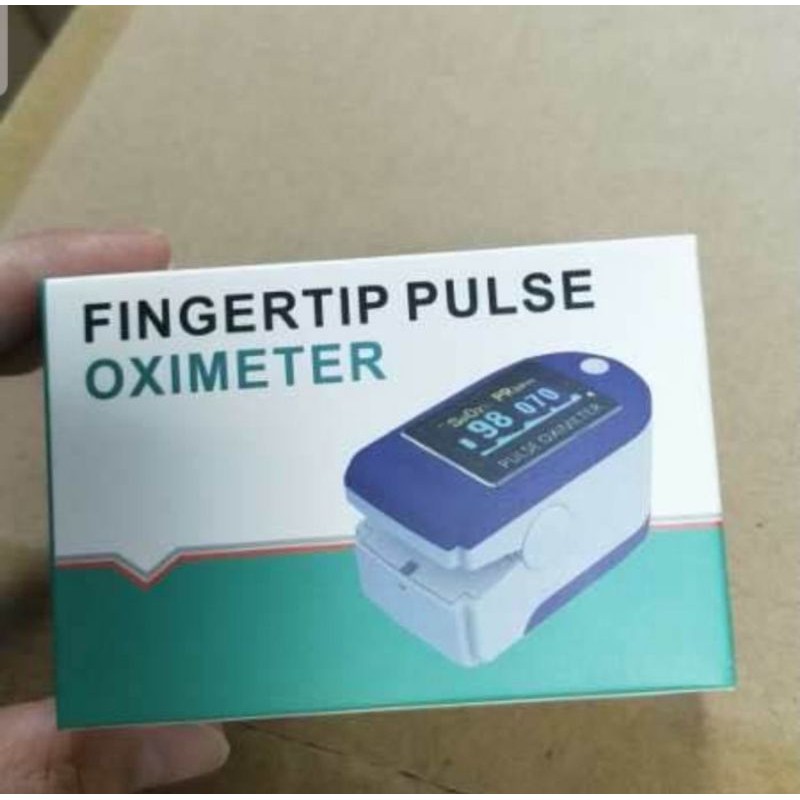 Fingertip pulse Oximeter monitor Alat Ukur Kadar Oksigen dan pengukur detak jantung Led Grafik