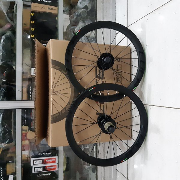 READY wheelset 16 x 1 3-8 349 LUCE AERO discbrake - wheel set 16 plus 16 x 1 3 per 8 jangkrik cakram